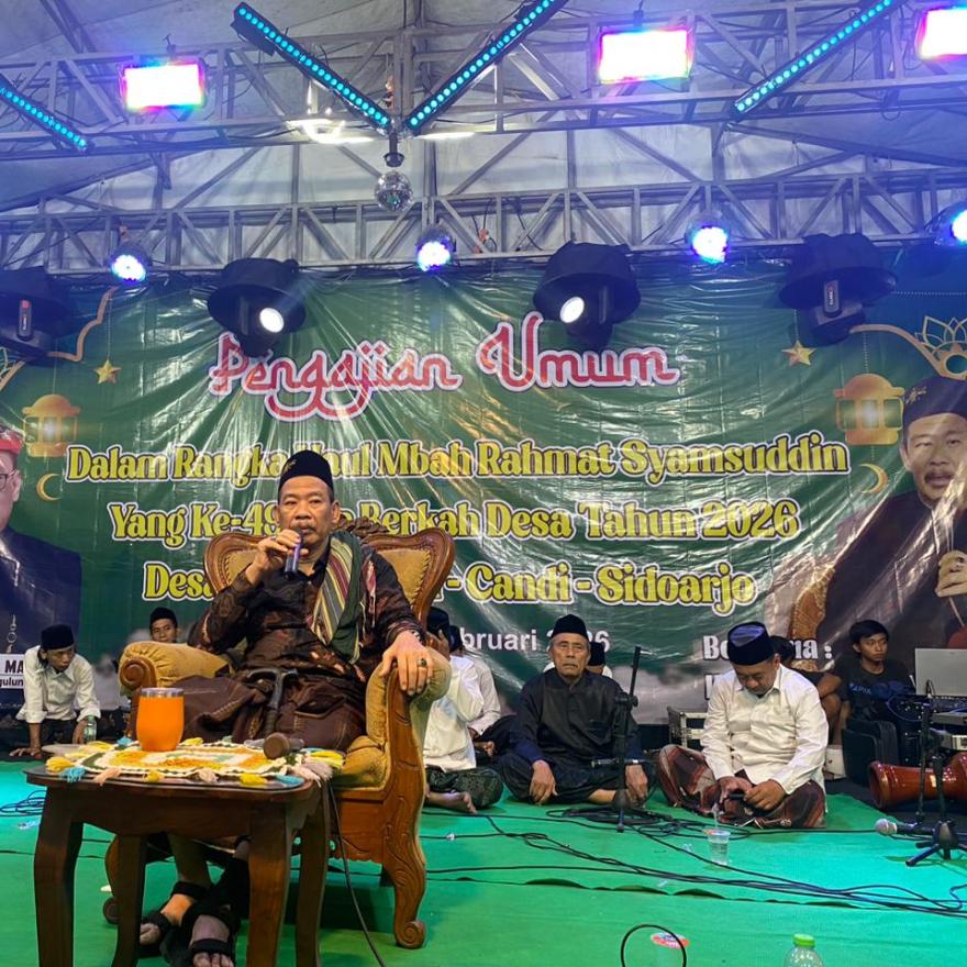 DESA TENGGULUNAN GELAR HAUL MBAH RAHMAT SYAMSUDDIN KE-49 DAN BERKAH DESA TAHUN 2026